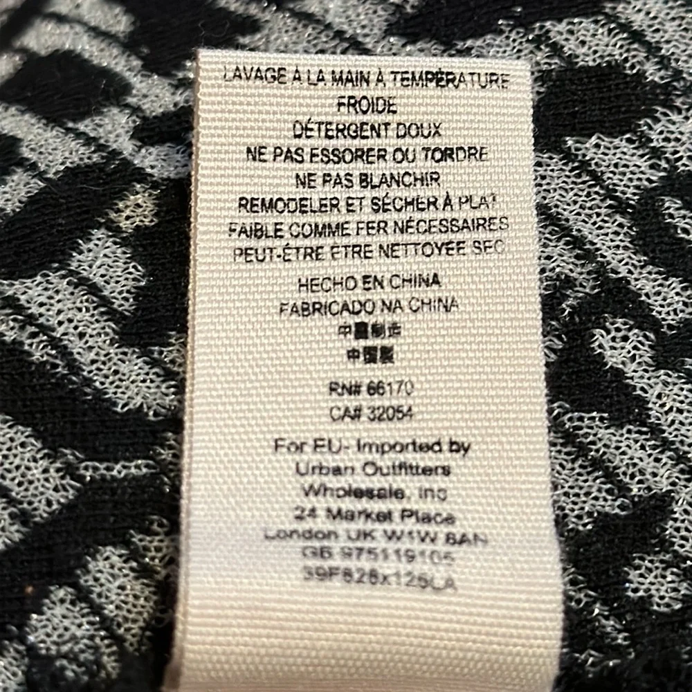 Free People Tapestry Fringe Kimono Cardigan Boho Whimsigoth Festival XS/S
